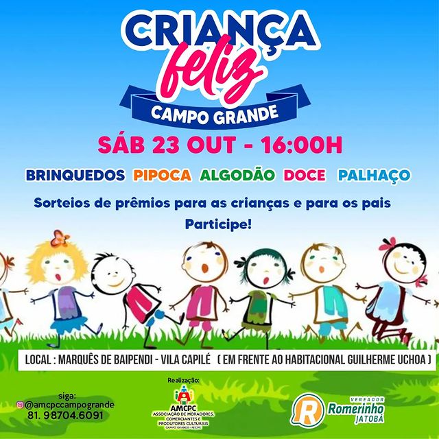 CRIANÇA FELIZ EM CAMPO GRANDE